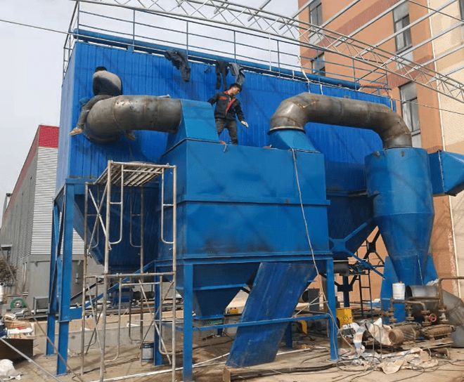 15噸生物質鍋爐阻火器+高效袋式除塵器的運用原理(圖2)