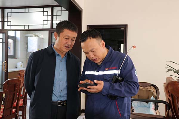 陜西定邊縣24萬人用上天然氣 清潔“燃起”溫暖過冬(圖1)